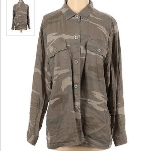RAILS. Size SMALL. CAMO button down.